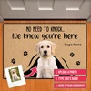 Personalized Dog Welcome Mat Custom Doormat With Pet's Photo Name Hallway Doorway Floor Mats Carpet Home Decor Accessory 1