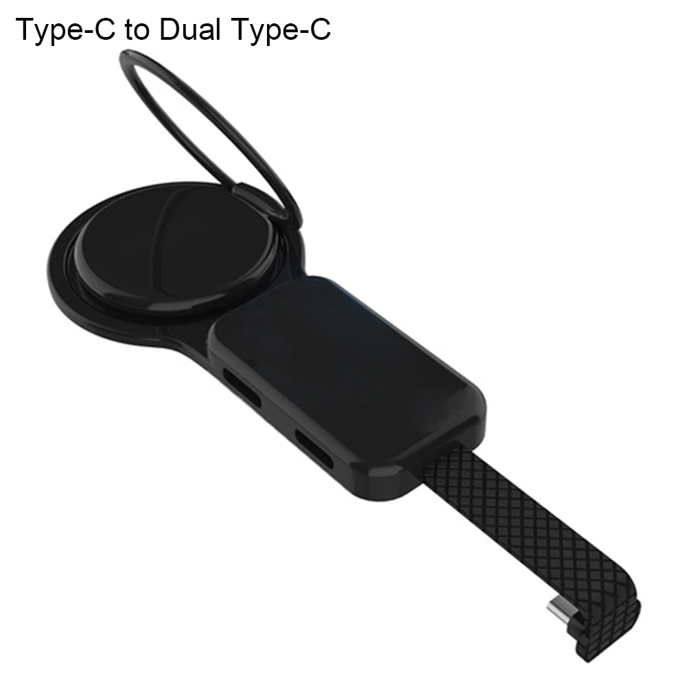 Двойной тип C до 3,5 мм кольцо для телефона быстрое зарядное устройство зарядка цифровой аудио конвертер адаптер кольцо держатель для зарядки