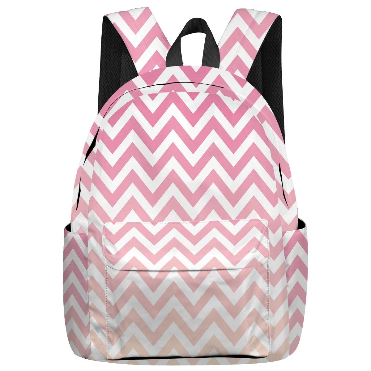 

Geometric Gradient Ripple Internal Frame Backpacks Soft And Comfortable St. Valentine's Day Notebook Backpack Athletic Backpack