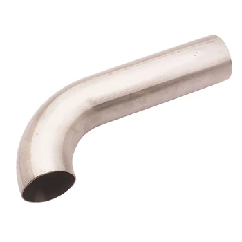 

2.5" 2 to 1/2" Short 90 Degree Mandrel Bend Pipe Exhaust Piping Tubing 304 Stainless Steel