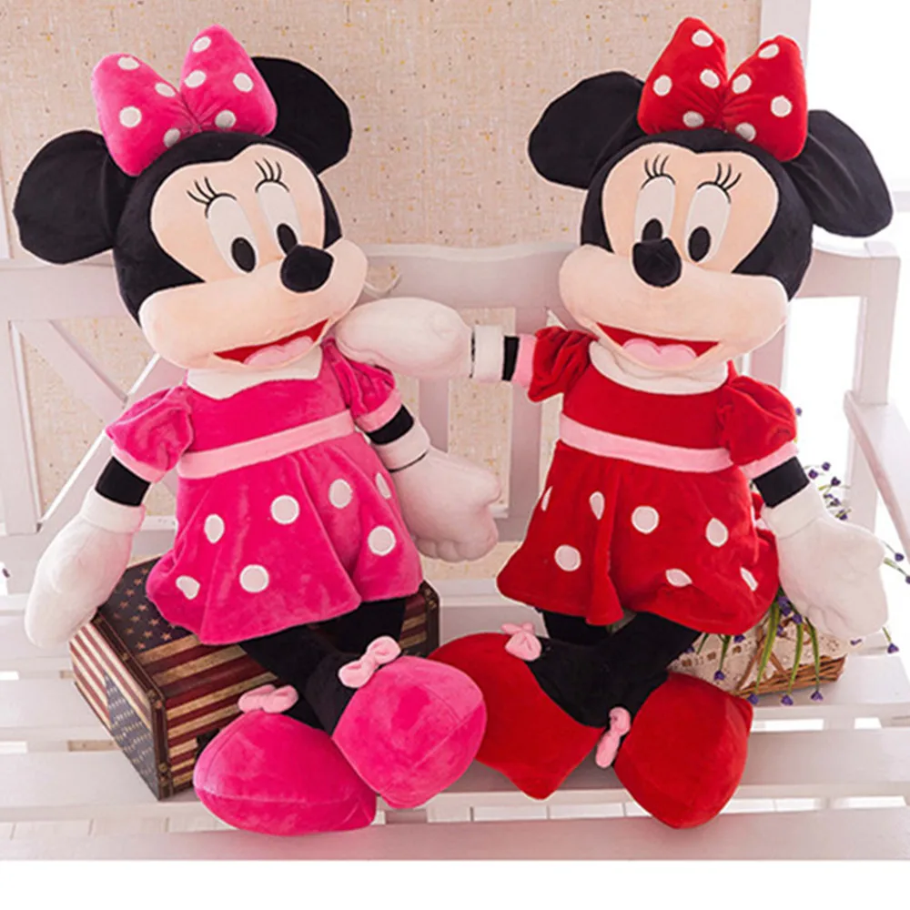 Hot Sale 40-100cm High Quality Stuffed Mickey&Minnie Mouse Plush Toy Dolls Birthday Wedding Gifts For Kids Baby Children