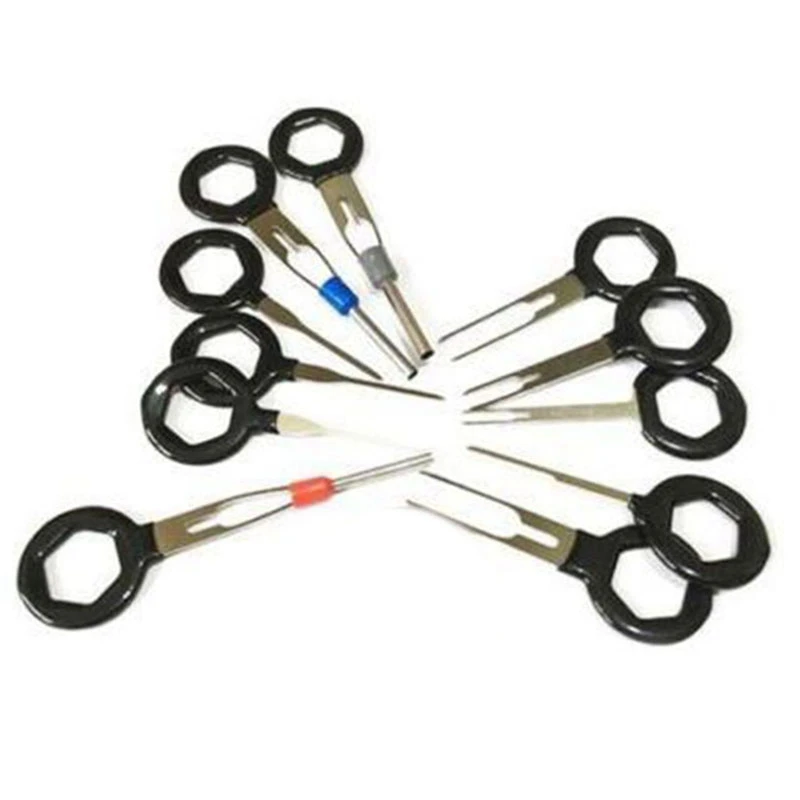 

5 Set 11Pcs Terminals Removal Tools for Car Auto Electrical Wiring Crimp Connector Pin Extractor Puller Repair Remover Key Too