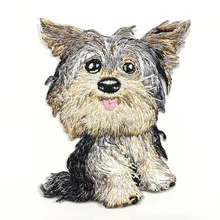 Животные вышивка патчи производитель собака железные Значки для детей 2,5 дюймов Высота может сделать как ваш логотип