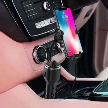 1PC カーマウントワイヤレス充電器自動車電話充電ホルダーの携帯電話急速充電スタンド