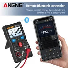 V05B – multimètre numérique analogique professionnel, Bluetooth, 6000 points, courants AC/DC, Mini testeurs de tension, True RMS, Test multimètre