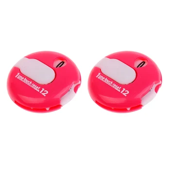 

2 Pieces Mini Golf Score Counter Scoring Tool Clip On Glove or Bag Pink