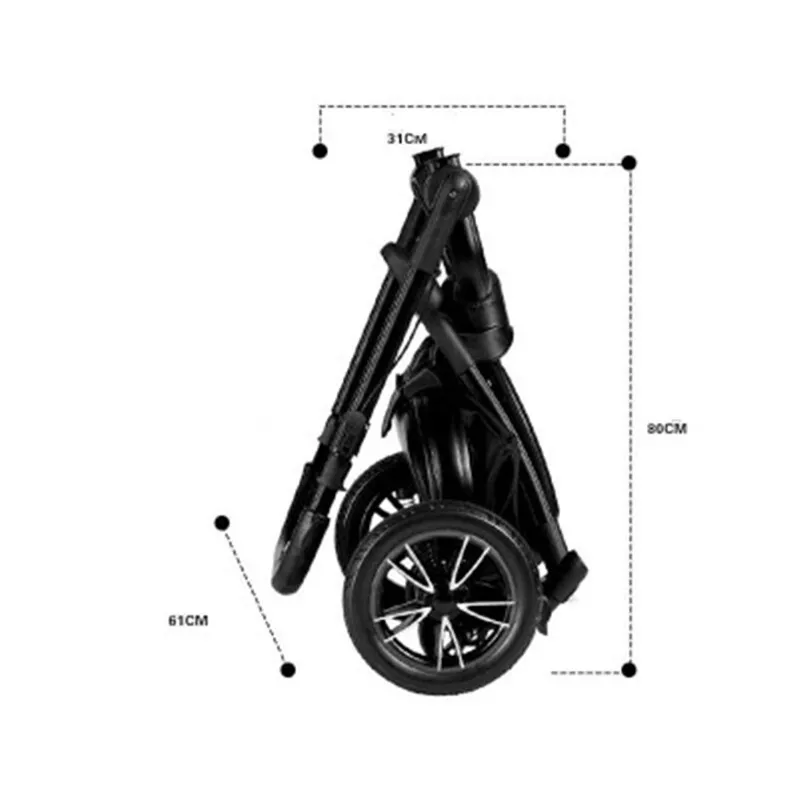 1 В 2/3 детская прогулочная коляска складная двухсторонняя тележка портативный Зонт с троллейбусом дорожная сумка для коляски Jogger дорожная