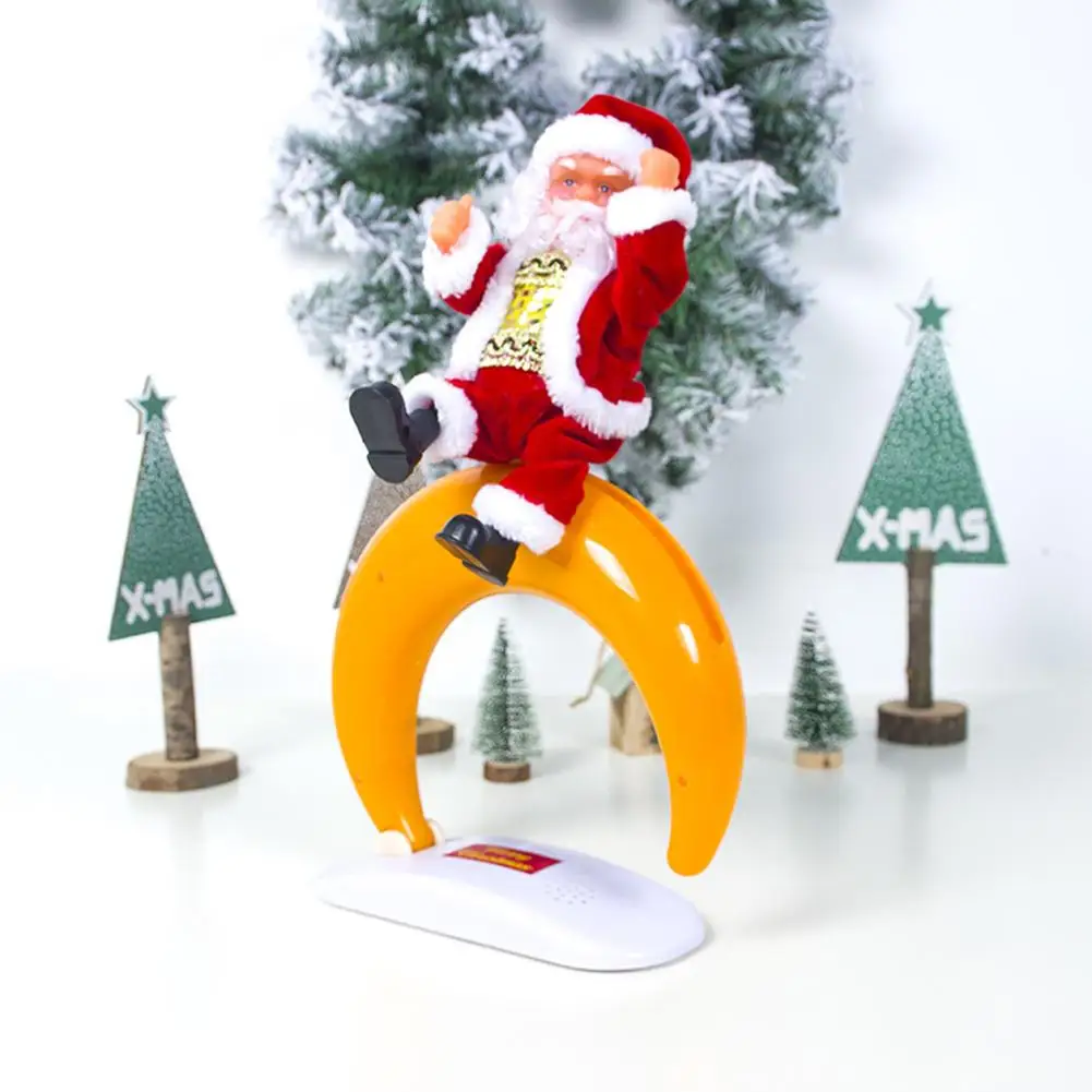 

Electric Dancing Music Santa Claus Doll Christmas Ornament New Year Home Xmas Table Decorations Jewelry Children's Gift