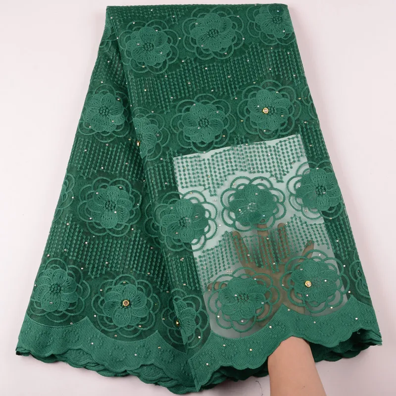 High Quality French Lace Fabric With Beaded Floral Lace Nigerian French Fabric Trimming lace African Tulle Lace Fabric