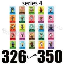 

(326~350) 25pcs/set,La forêt des animaux Series4 High New-Horizons NFC standard Size Card Ntag215 chip for NS Switch Games