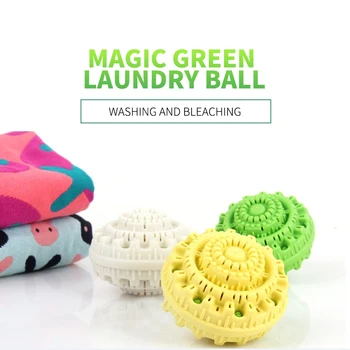 

Eco-friendly Green Magic Laundry Ball Reusable No Detergent Magic Washing Personal Care Cleaning Tool Clean Supplies