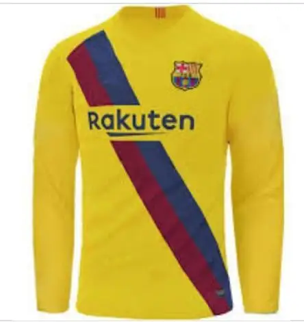 19 20 Barcaed с длинным рукавом Джерси футбол F. DE JONG GRIEZMANN MESSI SUAREZ ARTHUR COUTINHO VIDAL I. RAKITIC футбол DHL корабль - Цвет: shirt8
