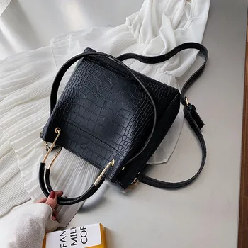 

Luxury Handbags Women Bags Designer Crocodile Pattern PU Leather Totes Bag 2019 Shoulder Messenger Crossbody Bags For Women