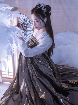 

2020 tang dynasty ancient costumes hanfu dress chinese folk dance clothes classical swordsman clothing traditional fairy cosplay