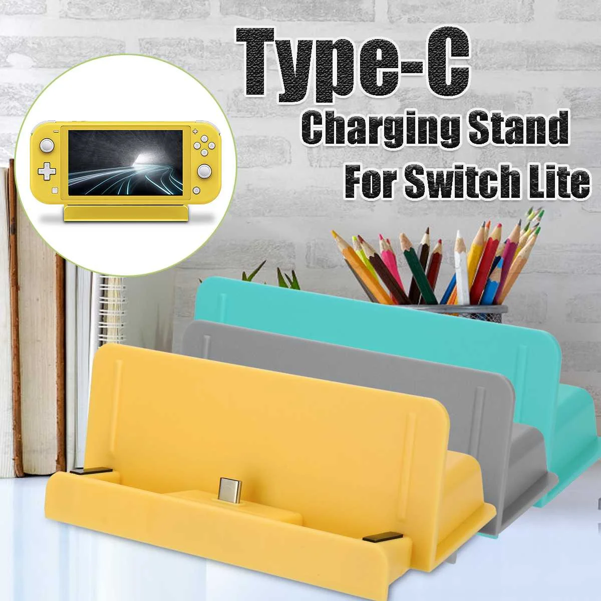 Для Nintendo Switch/Lite консоли Тип-C Зарядное устройство Док-станция для зарядки стенд держатель игровой консоли Зарядное устройство Подставка