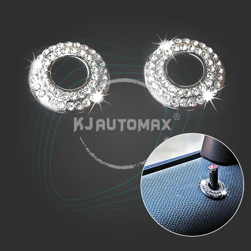 KJAUTOMAX для Mini Cooper F54 F55 F56 дверной замок болт украшение стразы из цинкового сплава R55 R56 R60 R61 кольцо R50 R52 R53