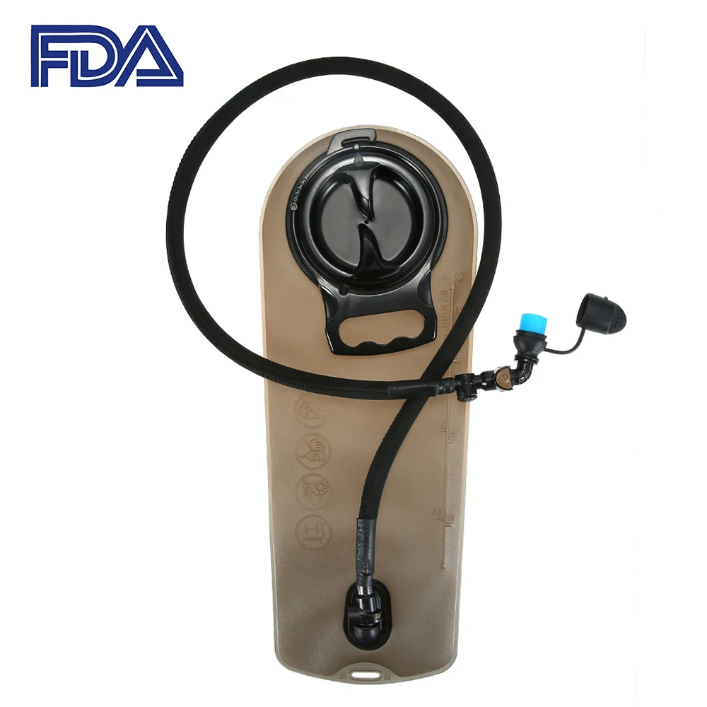FDA Approved Water Bag Outdoor Sport Hydration Bladder Bike Hydration Pouch Water Bag Large Opening for Camping