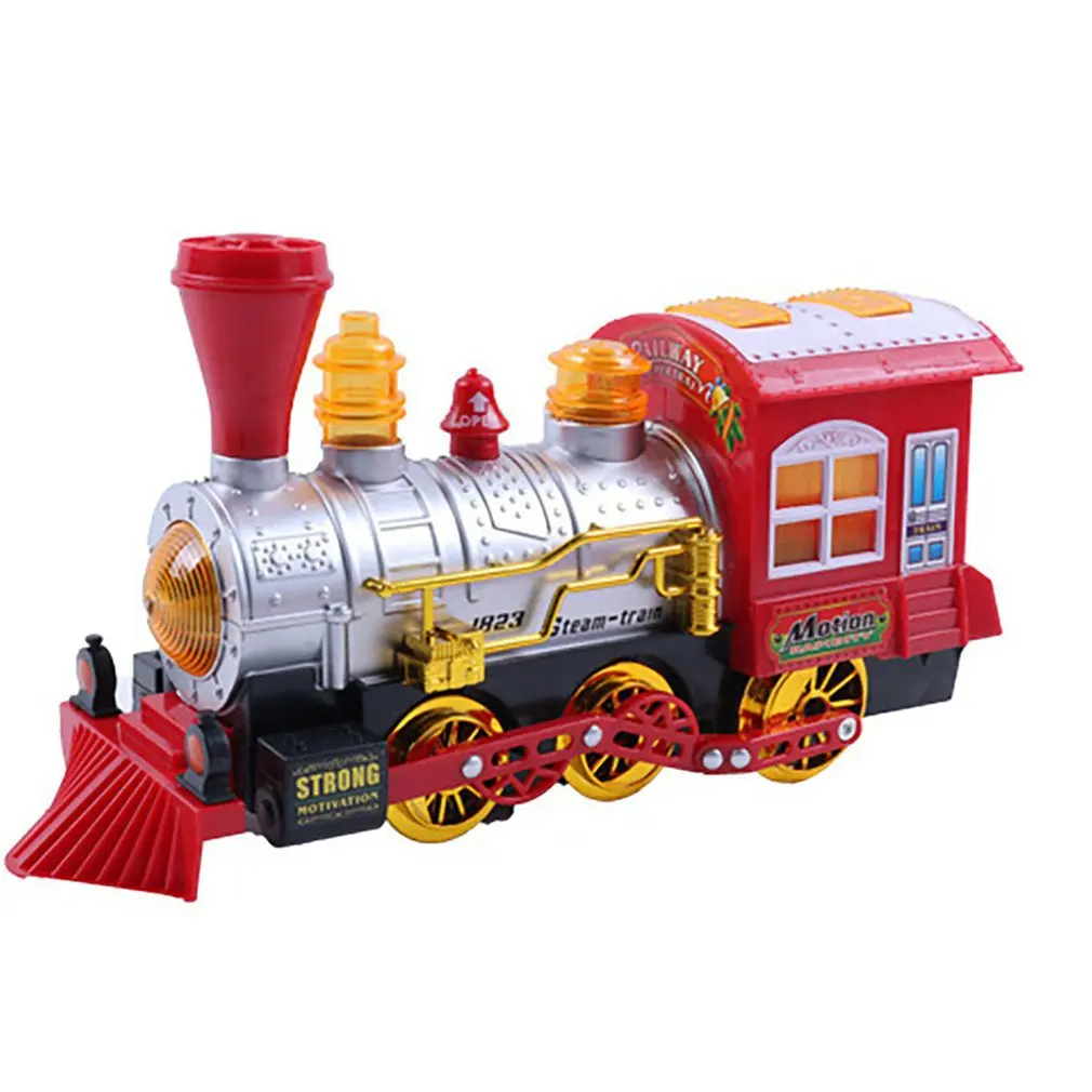 Kids Toy Blowing Bubble Train Car Music Lights and Bump'n'Go Battery Operated 