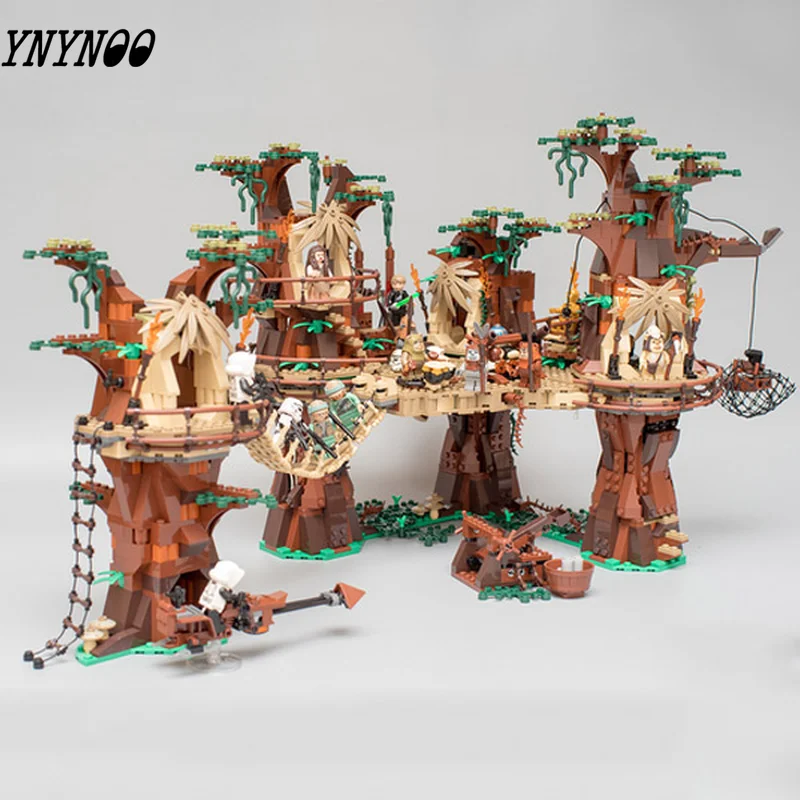 

1990Pcs Star Was Series Ewok Village Model Building Block 05047 Bricks Compatible With Bela Star Wars 10236
