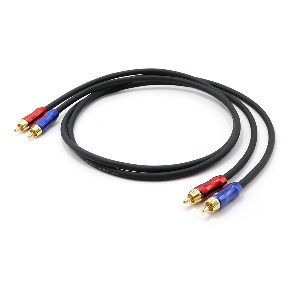 X415 Hifi Amp Audio Cable Rca Interconnect Cable Copper Audio Grade