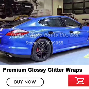 

High Quality Glossy Glitter wrap vinyl Car Wrap blue red pink vinyl wrap glitter vinyl wrap top Raw material Popular color