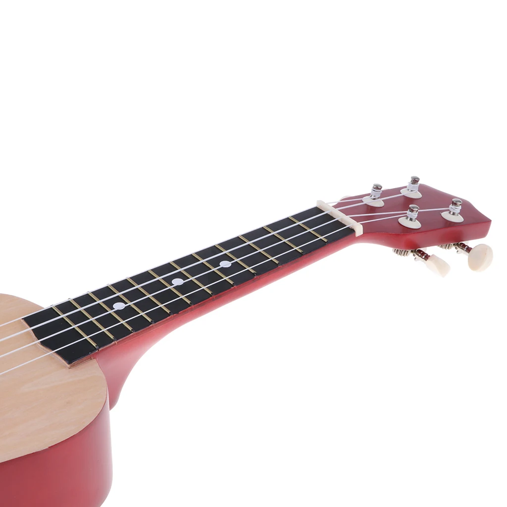 21 Inch Ukulele Starter Kit Vintage 4 String Kids Beginner Ukulele Hawaii Guitar Basswood Body Ukulele for Beginners