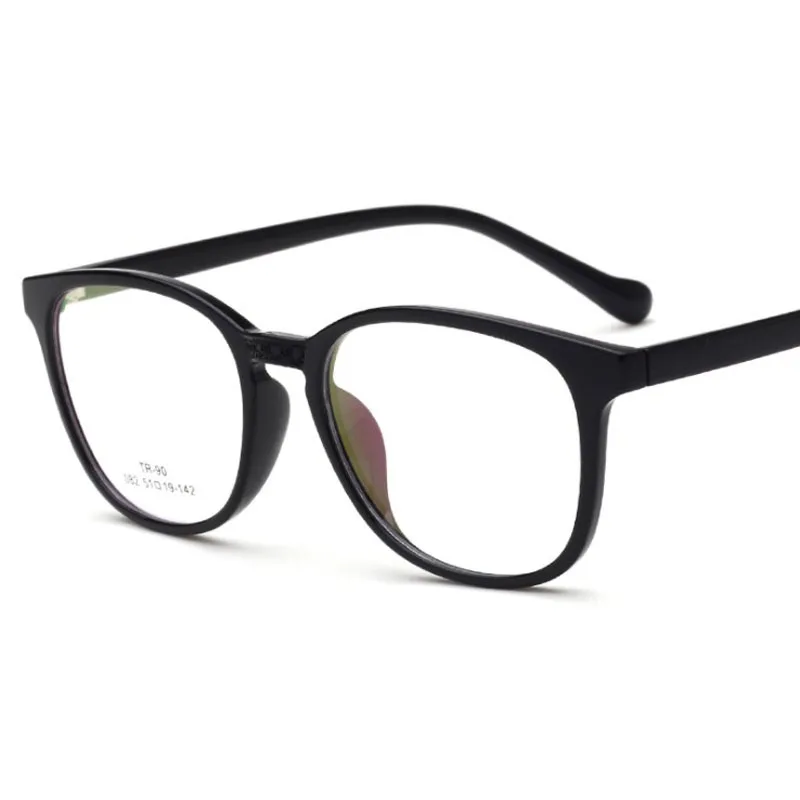 New TR90 Men Spectacle Frame Super Light Full Frame Women Retro Myopia spectacle Eyeglasses