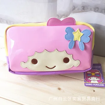 

LISM Twin star Melody Penguin Fashion Anime Cosmetic Bags Zipper Travel Makeup Bag Storage Girls Gifts New