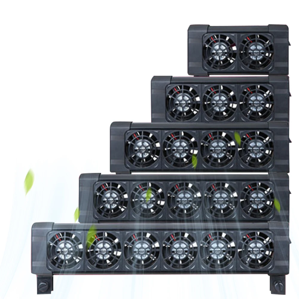 Ventilador de acuario silencioso, Control automático de temperatura, refrigerante de pescado, refrigeración por Tanque De Agua, 100-220v