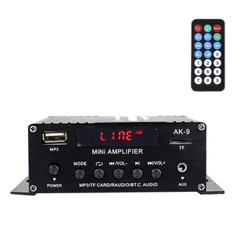 

Stereo Audio Home Theater Practical Wireless Bluetooth Car Interior Sound System Mini Portable Power Amplifier Aluminum Alloy