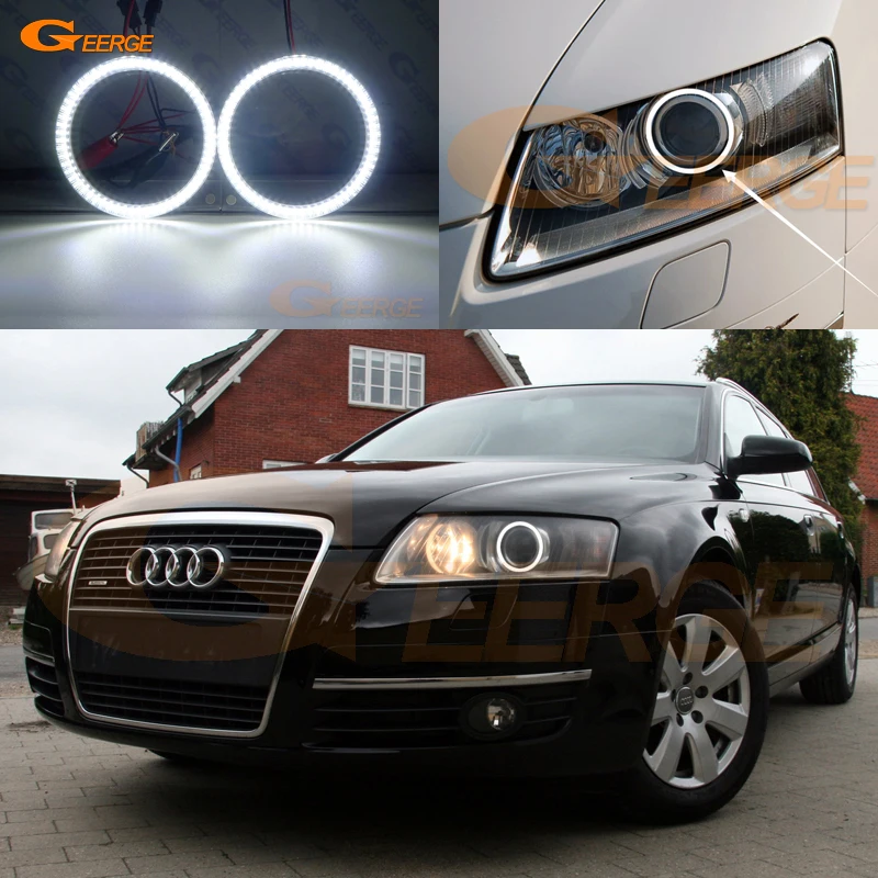 Для Audi A6 S6 RS6 C6 2004 2005 2006 2007 2008 ксеноновый головной светильник ультра яркий SMD