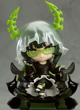 

Japan Anime Action Figure Black Rock Shooter Blade Version 292# Dead Master Miku with Green Devil Horns PVC Model Collection Toy