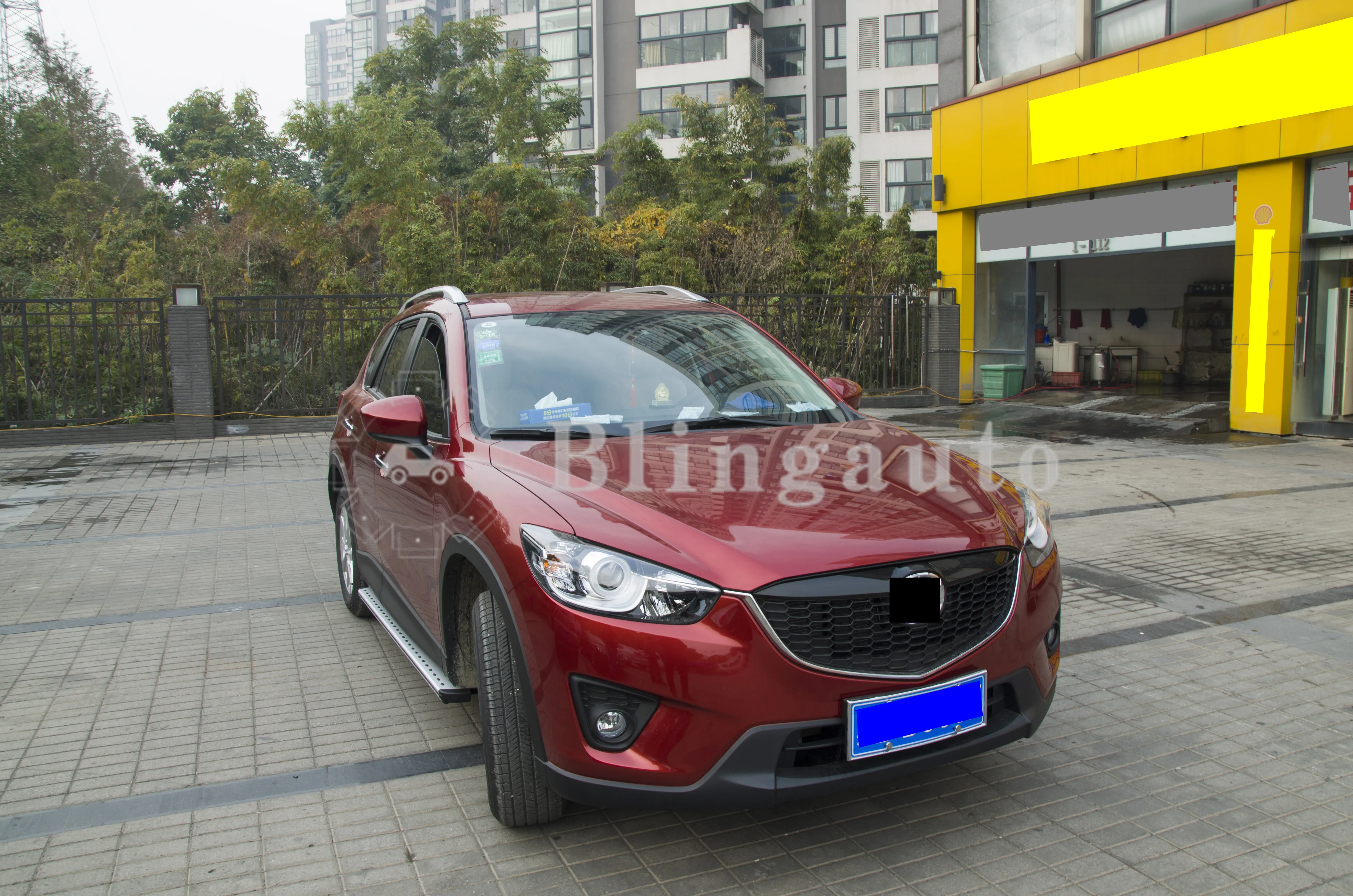 Подходит для M azda CX-5 CX5- 2 шт. Левая Правая Беговая доска боковые шаги nerf бар Автомобильная педаль боковые лестницы