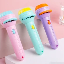 Lampe torche projecteur pour enfant, livre d'histoires éducatif, lumière de sommeil, lampe de Projection de conte de fées préscolaire, cadeau