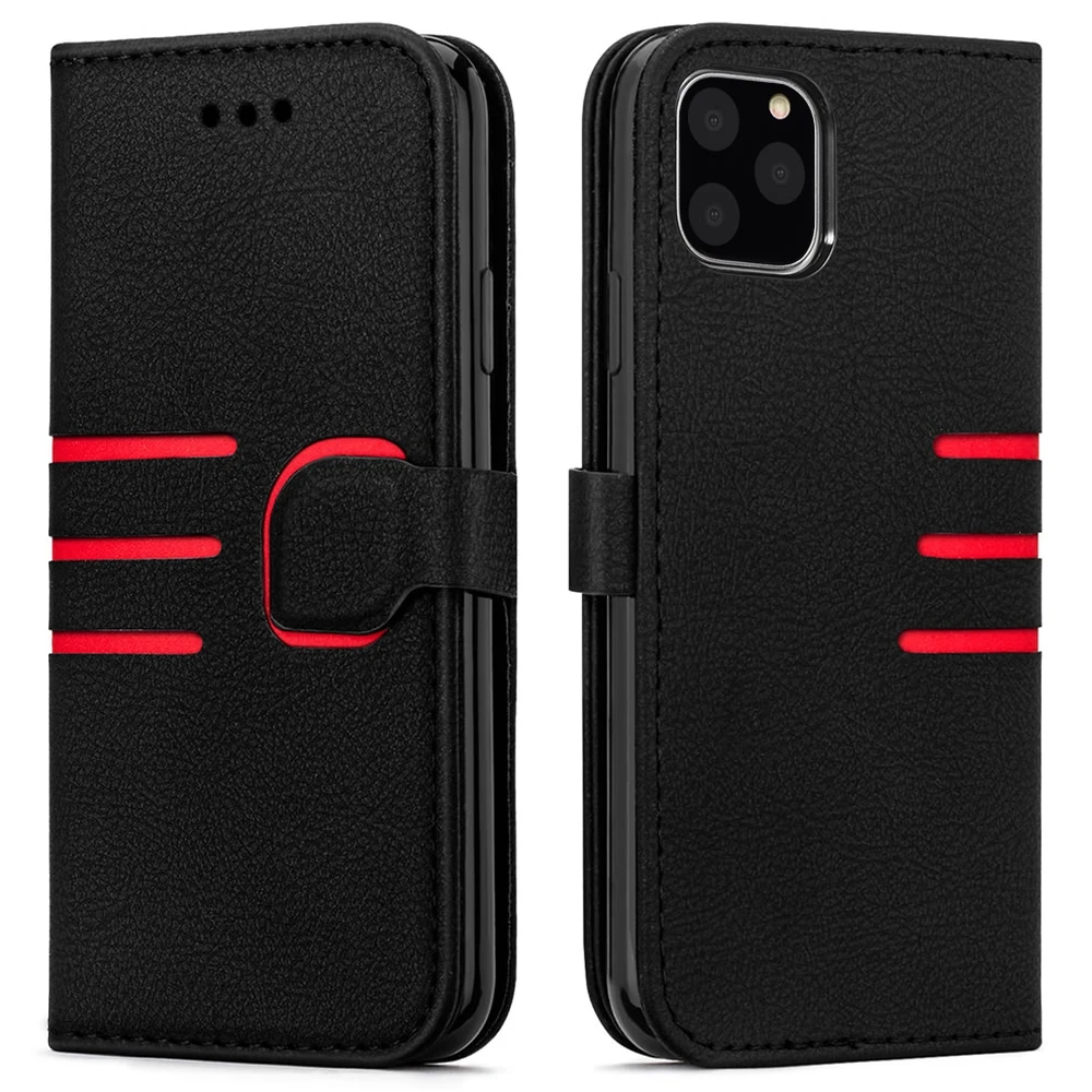 LAPOPNUT противоударный Флип Тонкий кожаный чехол для IPhone SE 2020 11 Pro Max Xr X Xs 7 8 6S 6 Plus 5 5S