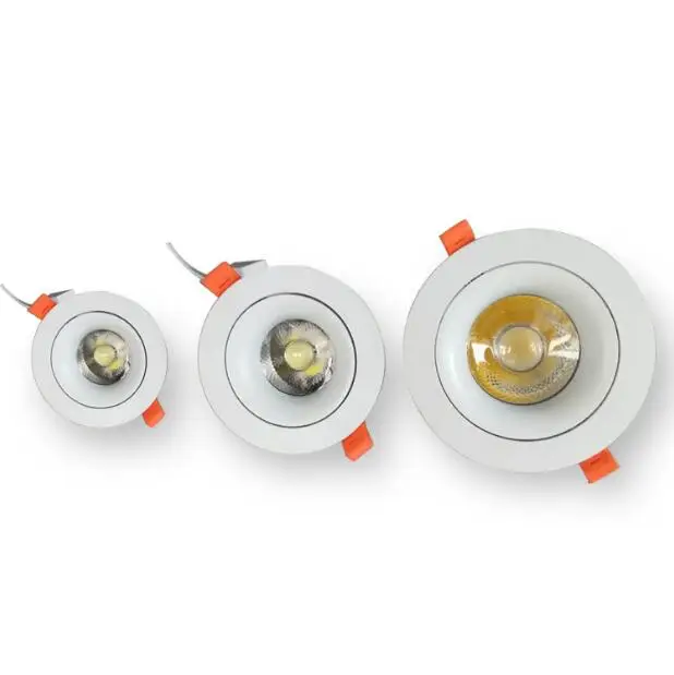 

CREE LED Downlight Recessed LED Dimmable COB 5W 7W 9w 12W LED Spot light LED decoration Ceiling Lamp AC85-230v