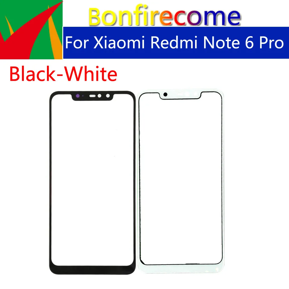 6,2" сенсорный экран для Xiaomi Redmi Note 6 Pro \ Note6 Pro сенсорный экран стекло передней панели объектив внешнее стекло ЖК-дисплея