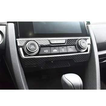 

1pc Decoration Trim For Honda Civic 10th 2016-2020 Central AC Switch Trim