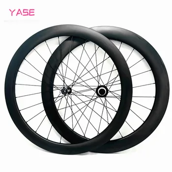 

Carbon road wheels powerway CX32 six nails 100x12mm 142x12mm carbon wheelset 700c clincher 38x23mm road bike wheels disc wheel