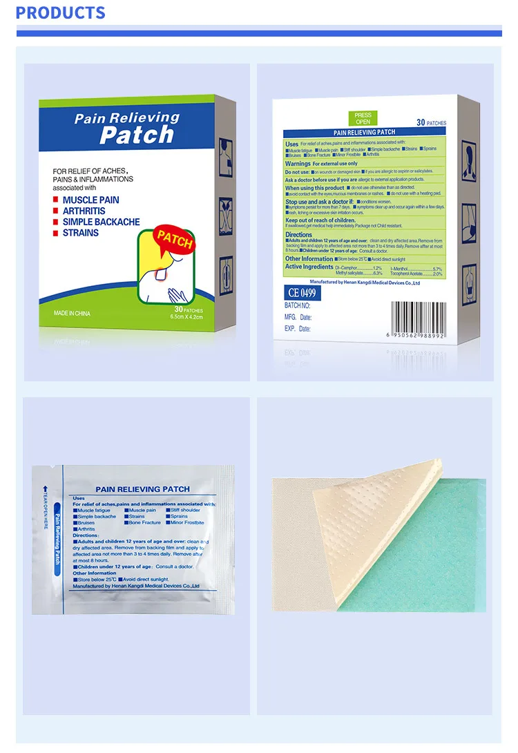 muscle pain patch