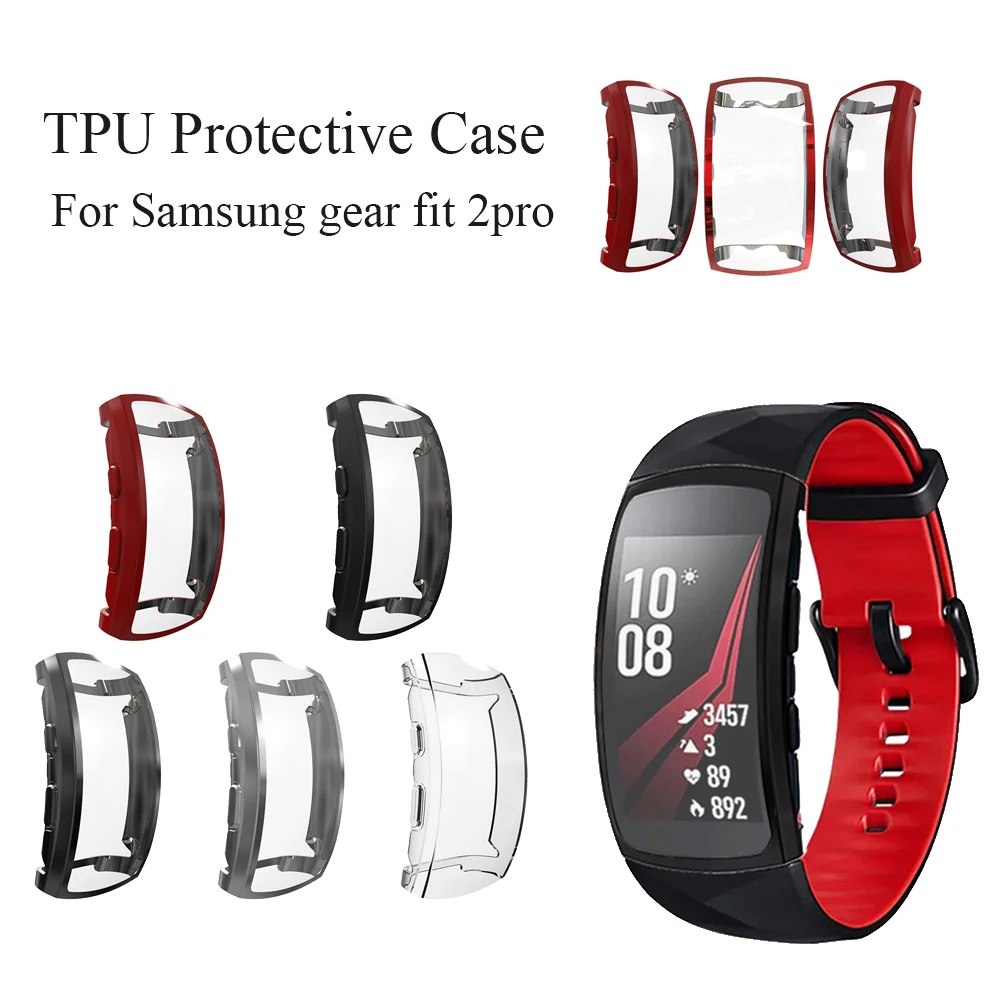 Для samsung gear Fit 2 PRO TPU чехол спортивный ремешок gear fit 2 защитный чехол gear fit 2 защитный чехол для gear Fit 2 защитный чехол для gear Fit 2 PRO