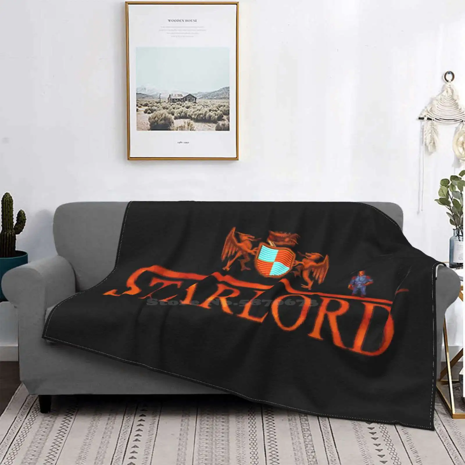 Nuova Vendita Stampa Personalizzata Flanella Morbida Coperta Commodore Amiga Schermo Computer Retro Classic Pixel Geek Videogioco