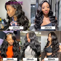 Tissage en lot brésilien naturel Body Wave Loose 8-40 pouces, Extensions de cheveux naturels de qualité supérieure, vente en gros, lots de 3/4 4