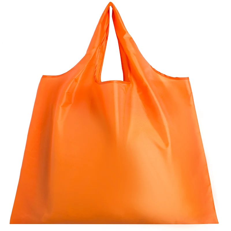 orange Эко-сумка для покупок с животным цветочным принтом, Женская Складная сумка для хранения продуктов, модная женская сумка для покупок в супермаркете - Цвет: orange