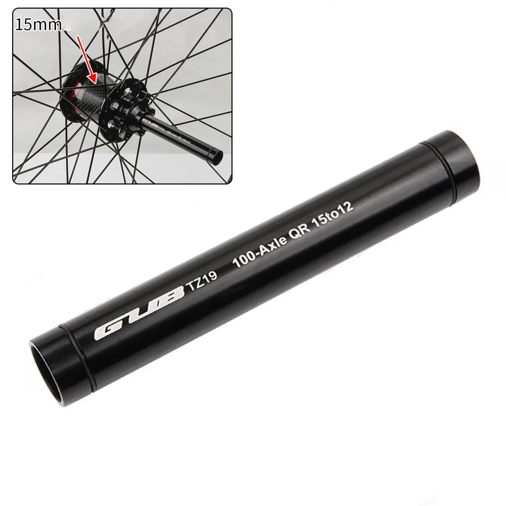 1pc Mountain Bike Aluminum Alloy Front Hub Thru Axle Adapter 15mm To