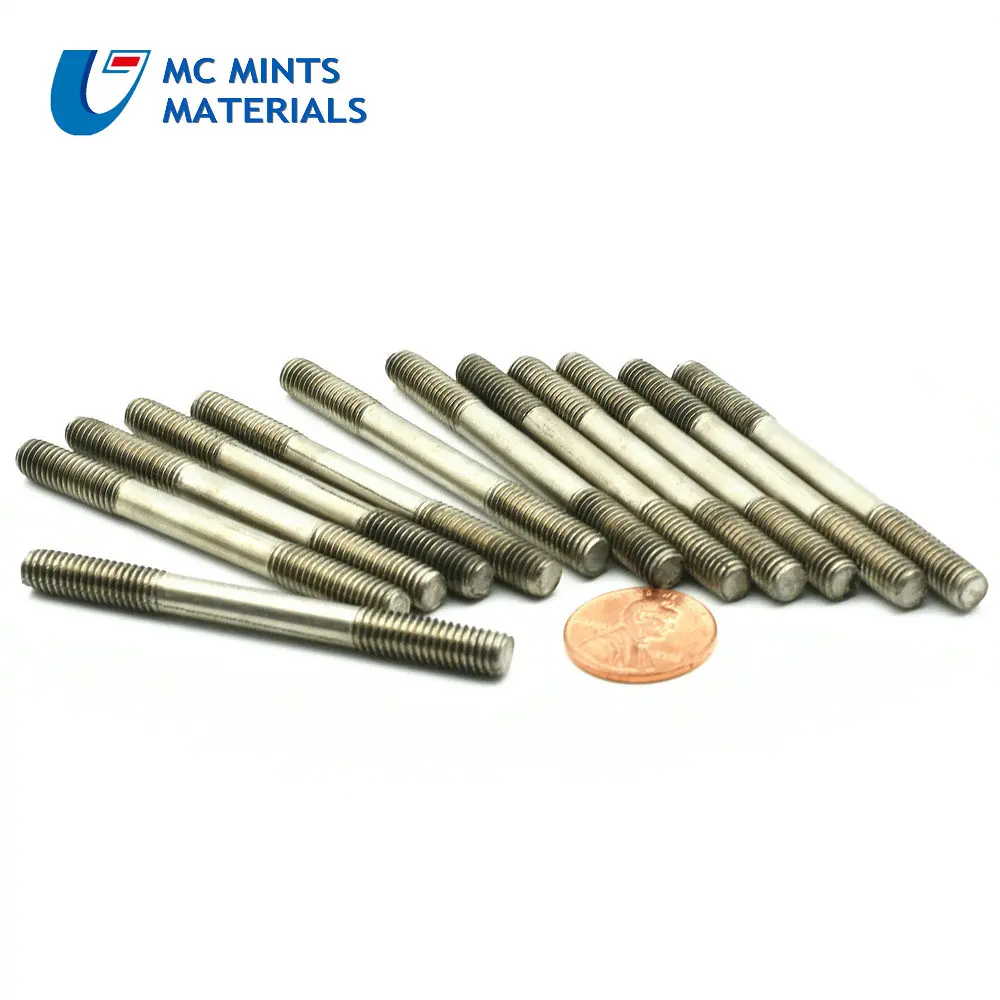 Титановый болт с двойной головкой M12x 40 50 60 70 80 90 150 мм Ti болты Ti цвет не полированный класс 2 титановый винт крепеж