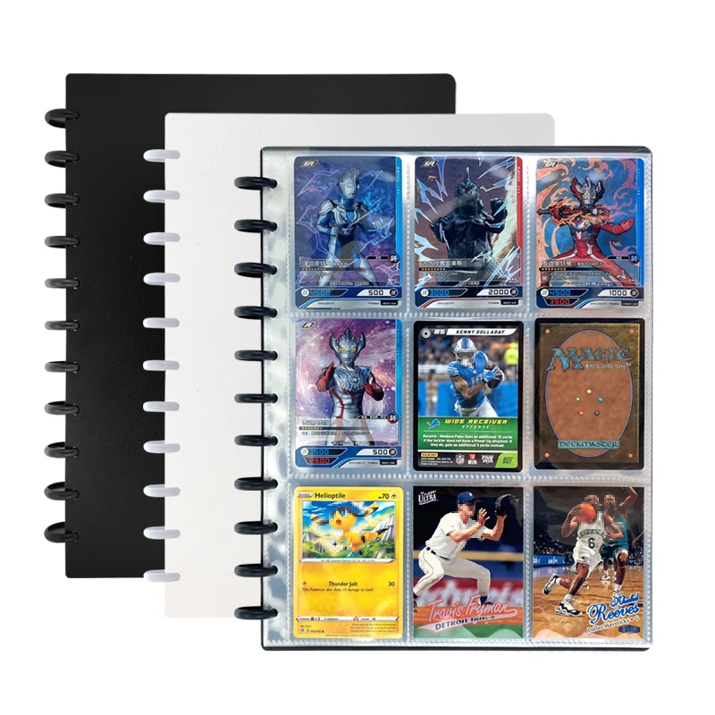 Fromthenon Trading Card Book Mushroom Disc Binding Card Holder with