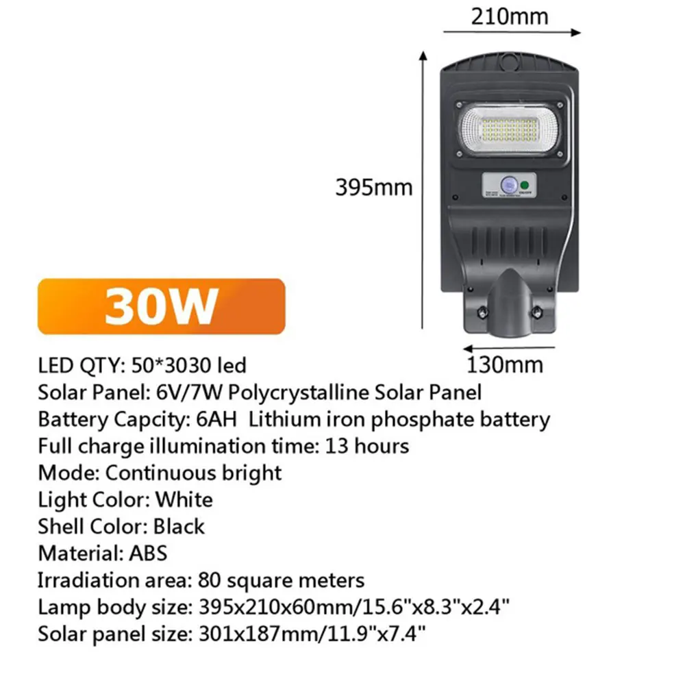 30/60/90W LED Wall Lamp IP65 Solar Street Light Radar Motion Constantly Bright Induction Solar Sensor Remote Control NEW