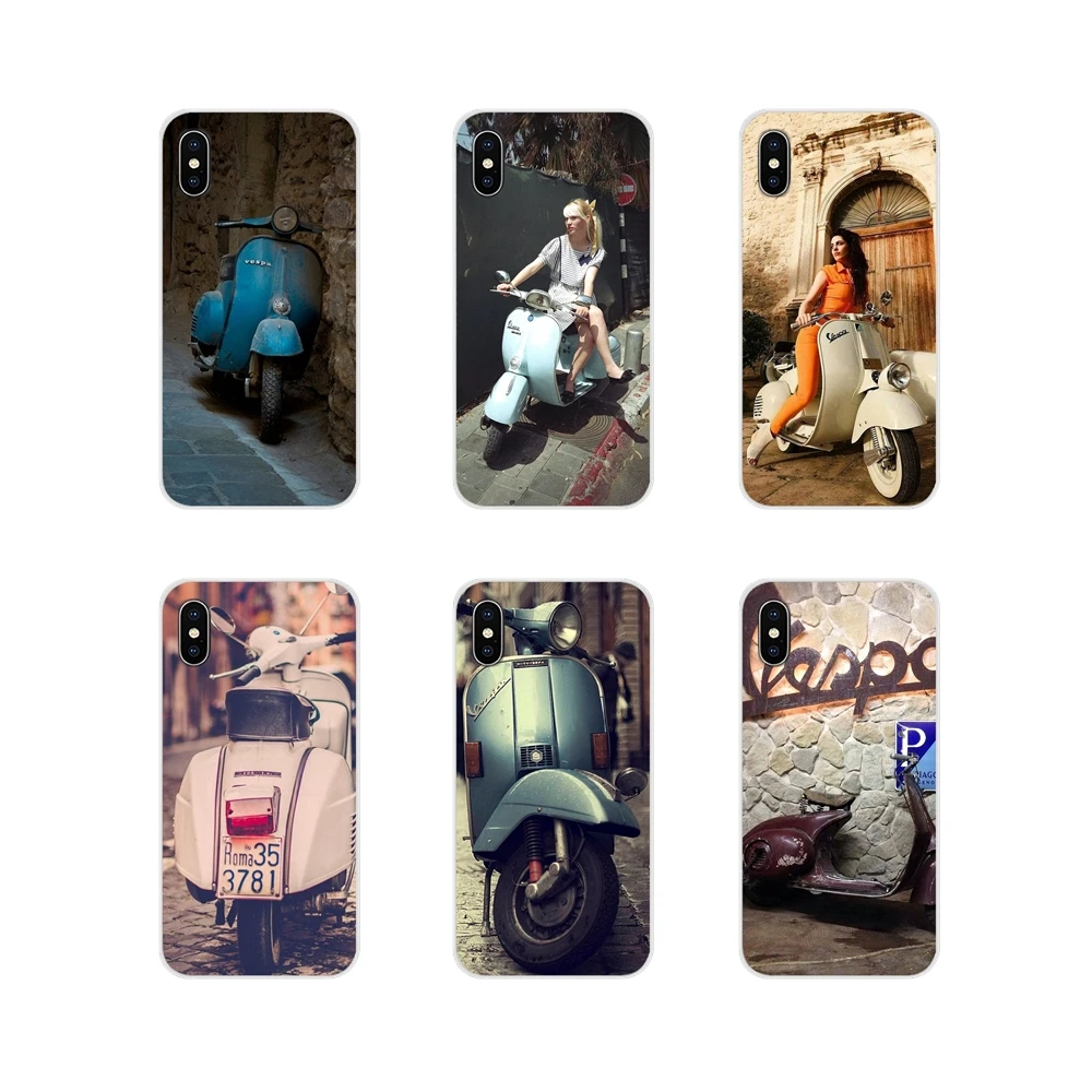Аксессуары чехлы для телефонов Huawei Mate Honor 4C 5C 5X 6X 7 7A 7C 8 9 10 8C 8X 20 Lite Pro Vespa Scooter Brand |
