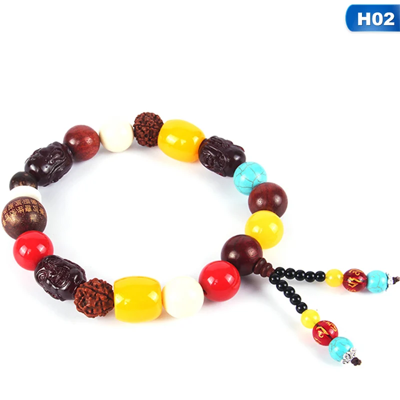 Chain diameter-9cm Автомобильный орнамент, автоматические стенды, украшения, бусины, символ мира, автомобильный Декор интерьера, Будда, бусины, кулон зубчатое колесо, аксессуары - Название цвета: Chain diameter-9cm